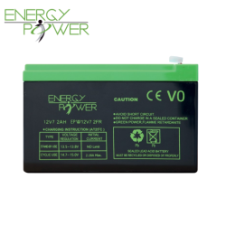 BATTERIE ENERGY POWER 12V 7.2AH EN BAC V0 avenue de la sécurité
