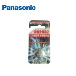 Pile bouton lithium CR2032-3V Panasonic avenue de la sécurité