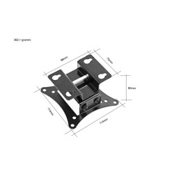 Support mural orientable pour caméra