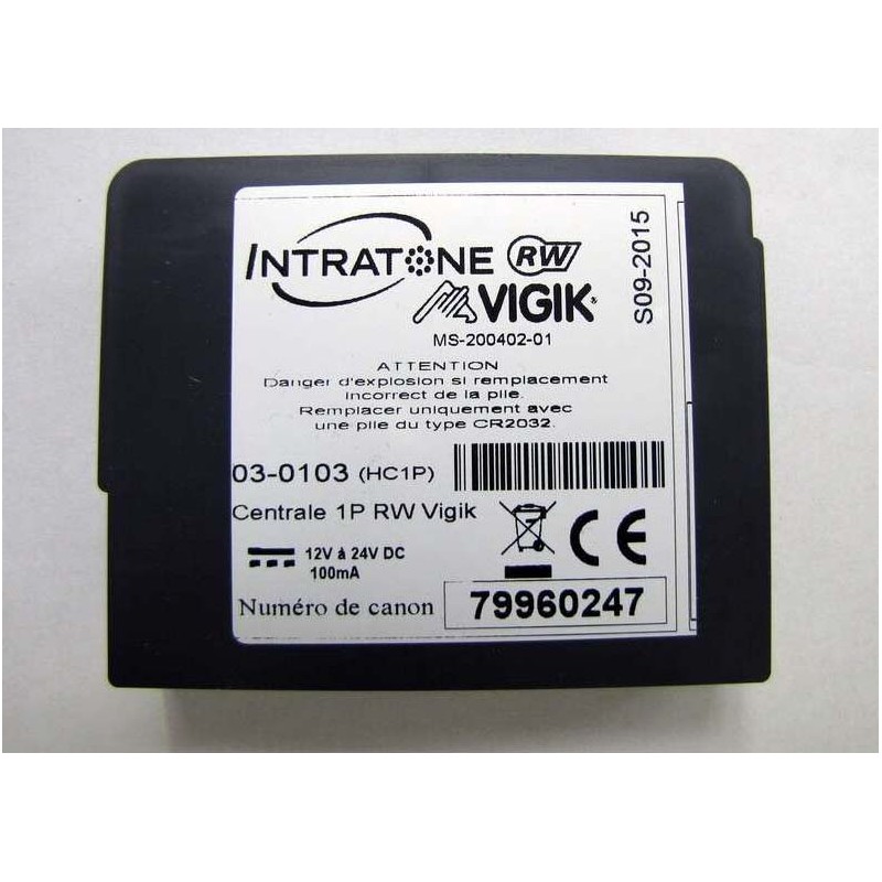 CENTRALE DE GESTION VIGIK® 1 PORTE AVEC LECTEUR DE PROXIMITÉ - LECTURE/ÉCRITURE