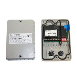 RÉCEPTEUR HF ECO AVEC ANTENNE INTÉGRÉE - 2 RELAIS - ETANCHE - POSE EN EXTÉRIEUR