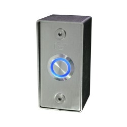 BOUTON POUSSOIR INOX +BOITIER SAILLIE