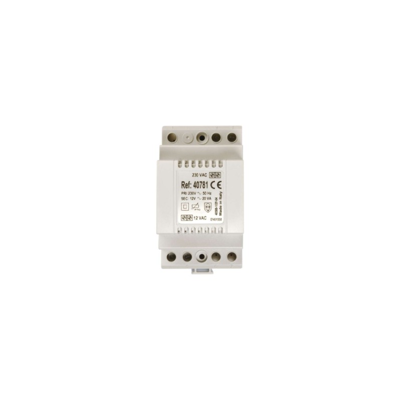TRANSFORMATEUR 230V/12VAC/1.5A DIN