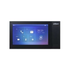 POSTE INTÉRIEUR VIDÉO NOIR COULEUR 7 POUCES, CARTE SD 8GB INCLUSE Dahu
