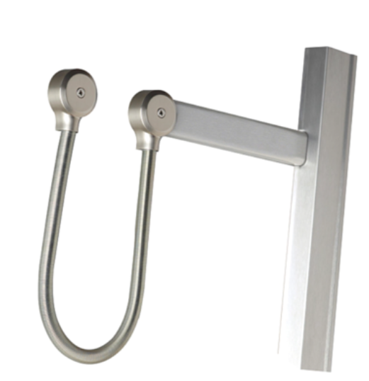 GOULOTTE APPL.+PASSE CABLE APP.INOX POUR TOUT TYPE avenue de la sécurité